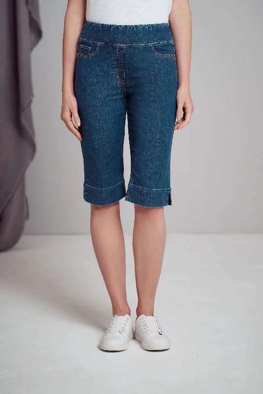 Effortless Comfort Bengajean® Short - Indigo Wash