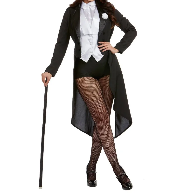 Fashion Forward Femme Women's Dames Like Us Costume In Black/white