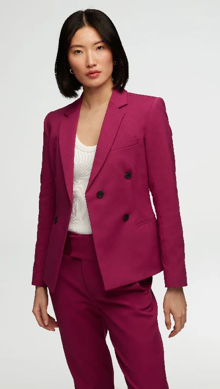 Limited Time Offer Crossover Blazer in Performance Cotton | Magenta