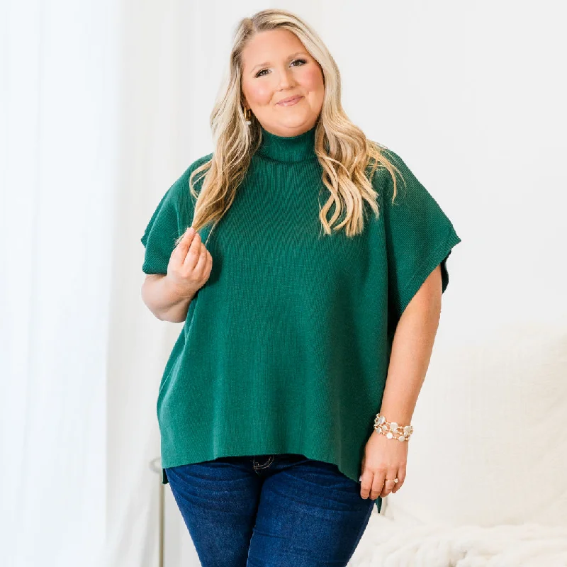 Fashion Deal Do Anything Sweater, Hunter Green