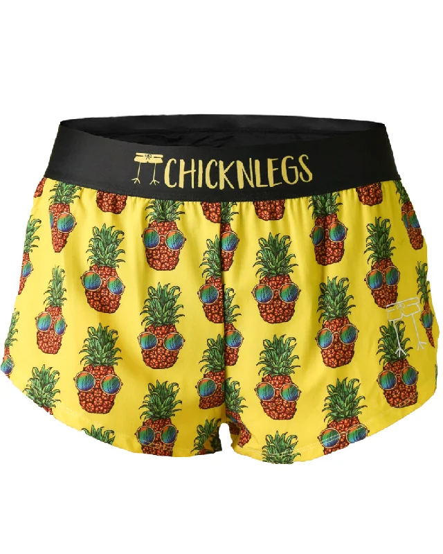 Hollywood Glam Award - Show Style Women's Pineapple Express 1.5" Split Shorts