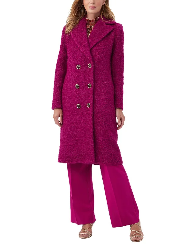 Feminine Elegant Trina Turk Dante Wool-Blend Coat