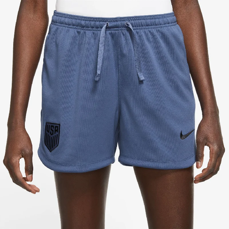 New Styles Just In Women's Nike USA Travel Knit Blue Shorts