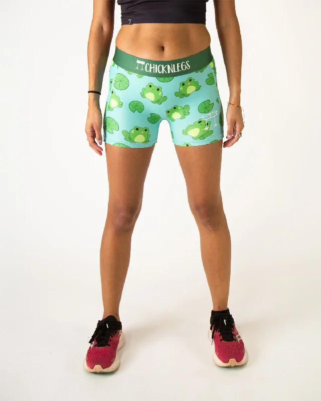 Lightweight Fabric Women's Fartlek Froggies 3" Compression Shorts