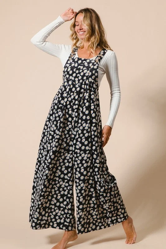 Exclusive Sale Daisy Printed Jumpsuit