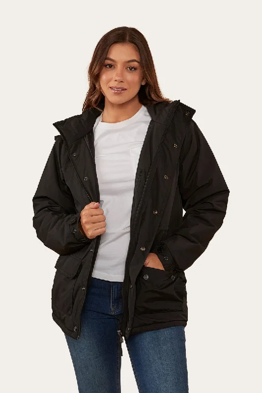 Fashion Forward Femininity Kickback Womens Jacket - Black