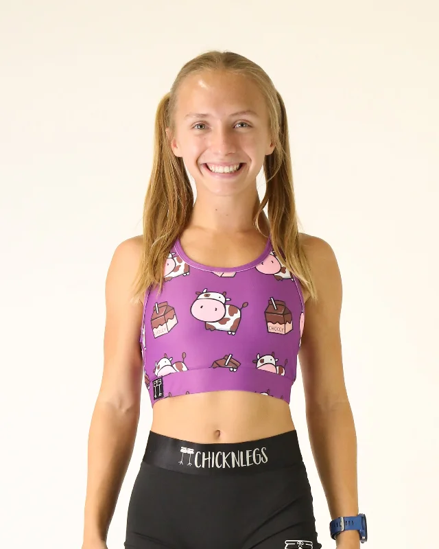 Day-To-Night Styles Women's Choccy Cows OG Sports Bra