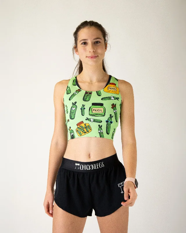 Premium Fashion Women's Pickles PWR Crop Top