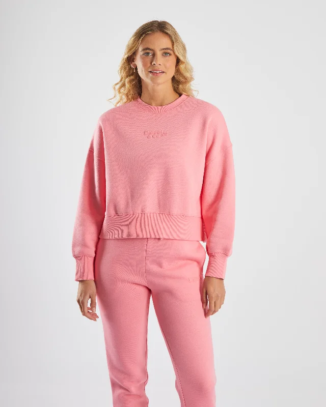 Trendy Urban Attire Petta Sweater Pink Blush