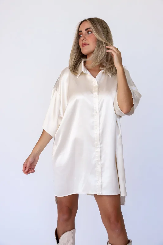 Premium Style High Class Button Up Dress