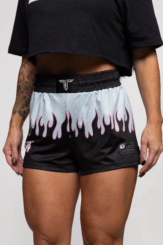 Limited Time Deal Fire FC Women's Fight Shorts (3" Inseam) - Mint