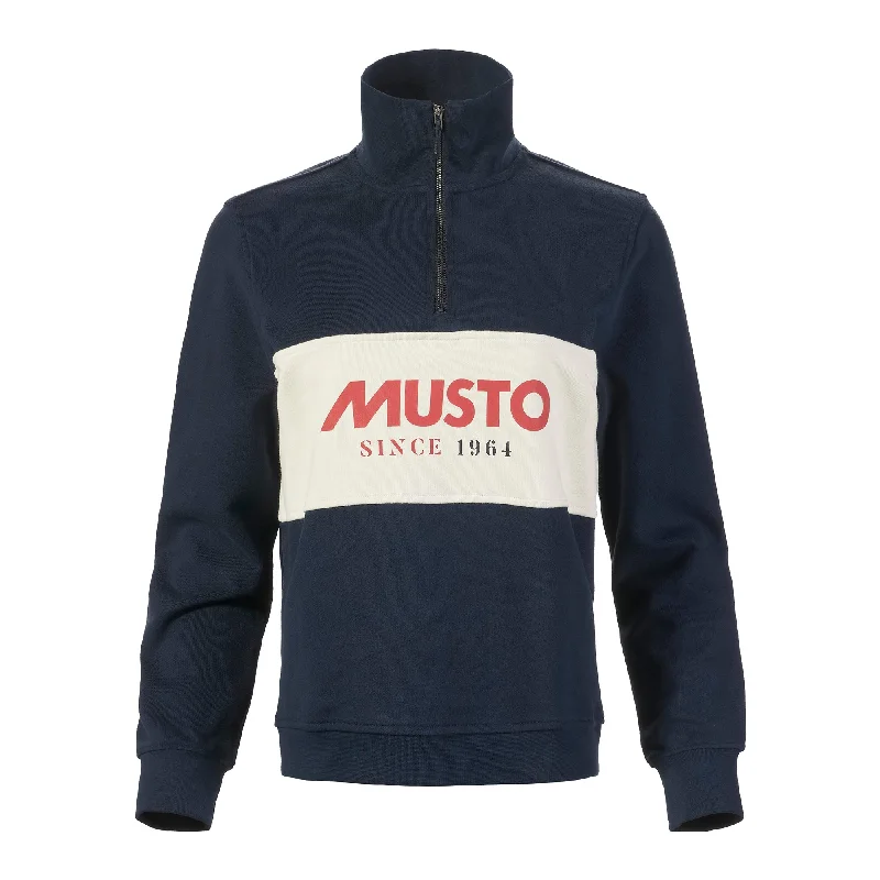 Trend Setting Threads WOMEN'S CLASSIC MUSTO HALF ZIP SWEAT