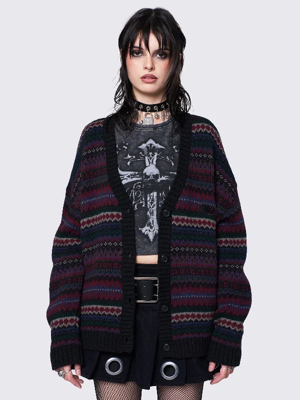 Buy More, Save More Enya Jacquard Knit Cardigan