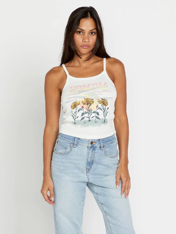 Fashion-Forward 1991 Strappy Tank - Star White