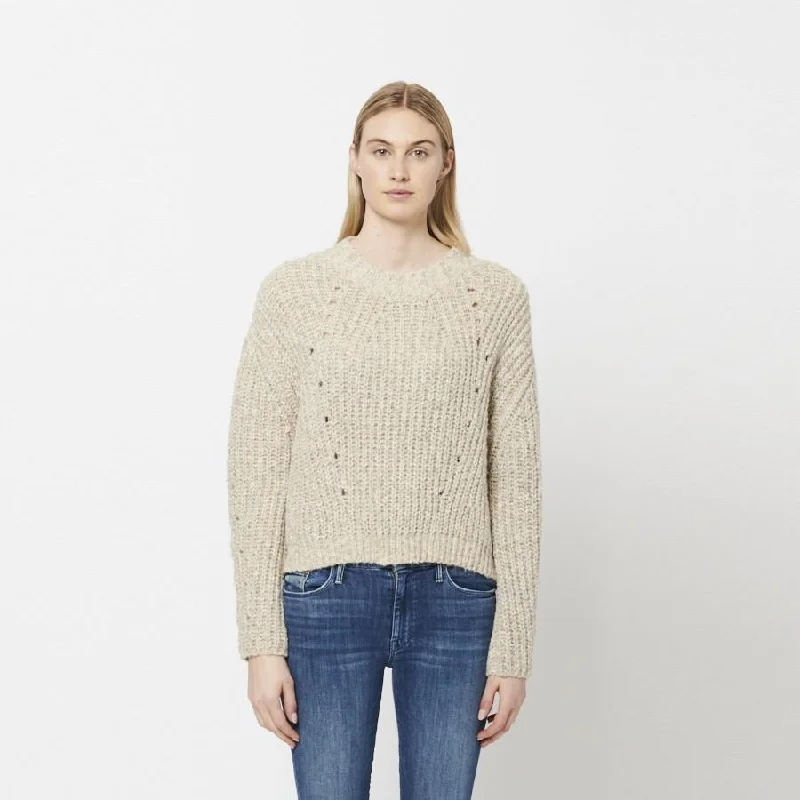 Versatile Wardrobe Essentials Constance Knit Sweater (Oatmeal)