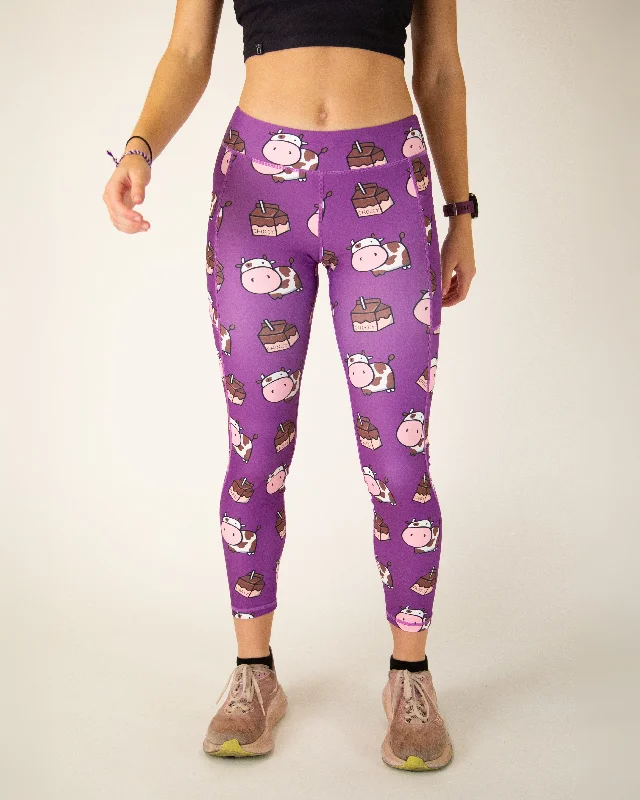 Stylish Looks Women's Choccy Cows Leggings